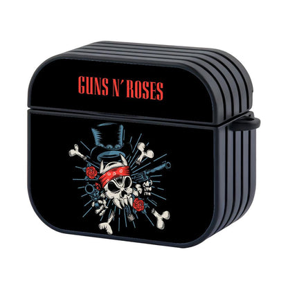 Guns N Roses Skull of Honour Apple Airpods 3 Case Black