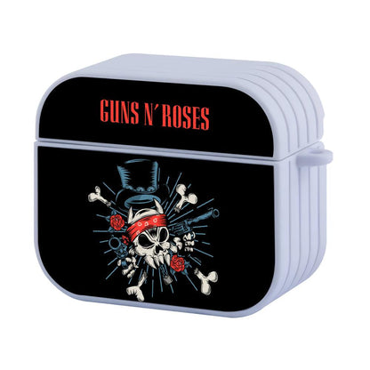 Guns N Roses Skull of Honour Apple Airpods 4 Case White