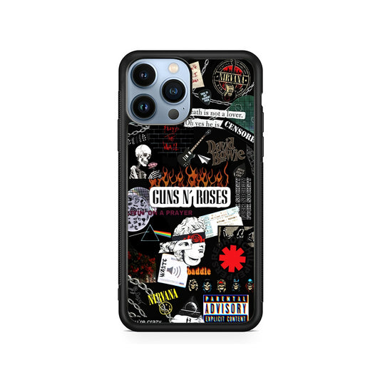 Guns N Roses and Friends Signature iPhone 14 Pro Max Case