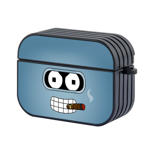 Happy Robot Face Futurama Bender Apple AirPods Pro 3 Case