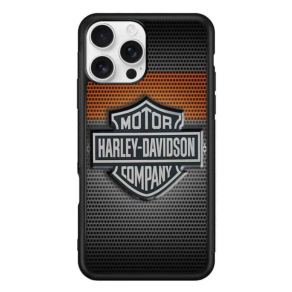 Harley Davidson Grey iPhone 16 Pro Case