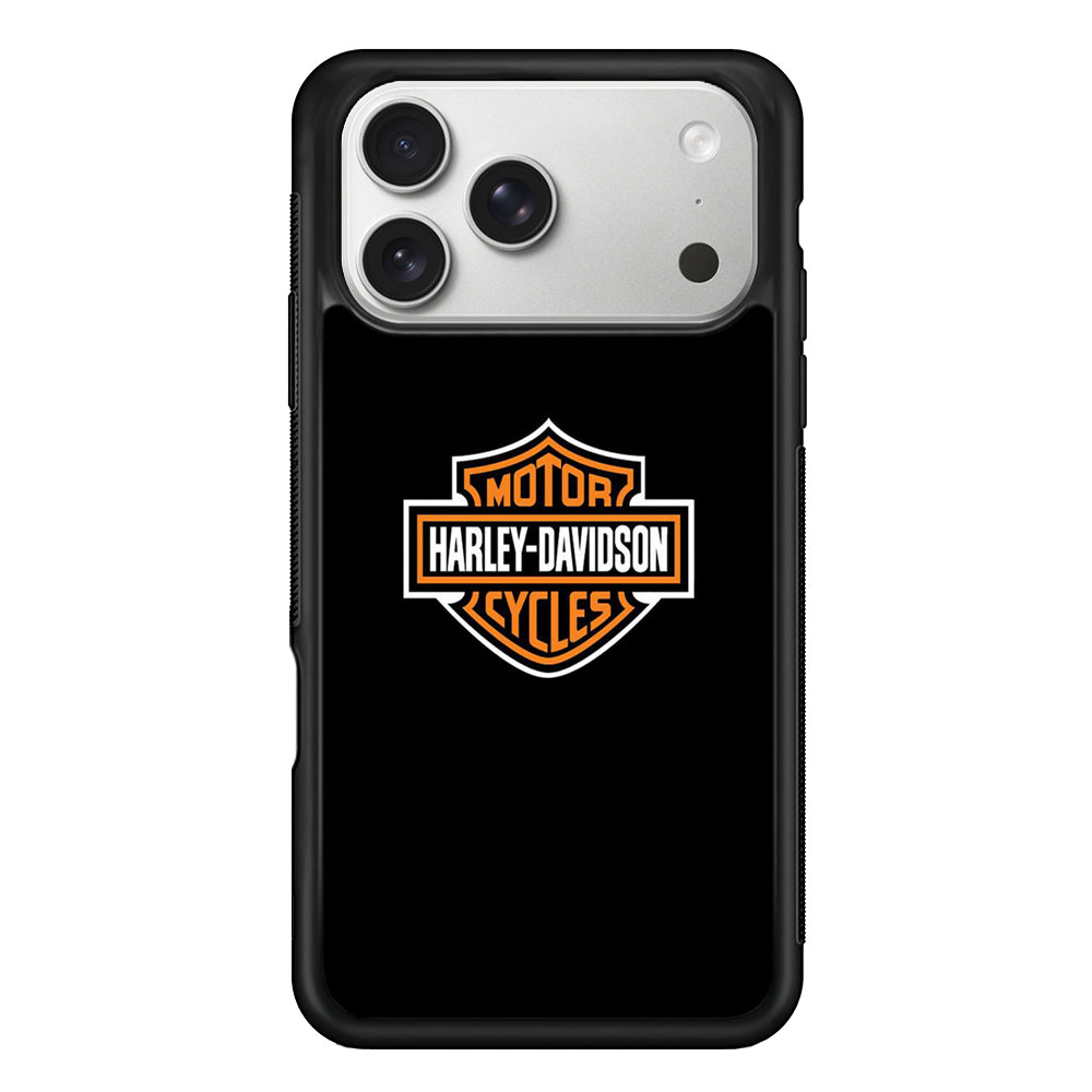 Harley Davidson Logo Black iPhone 17 Pro Max Case