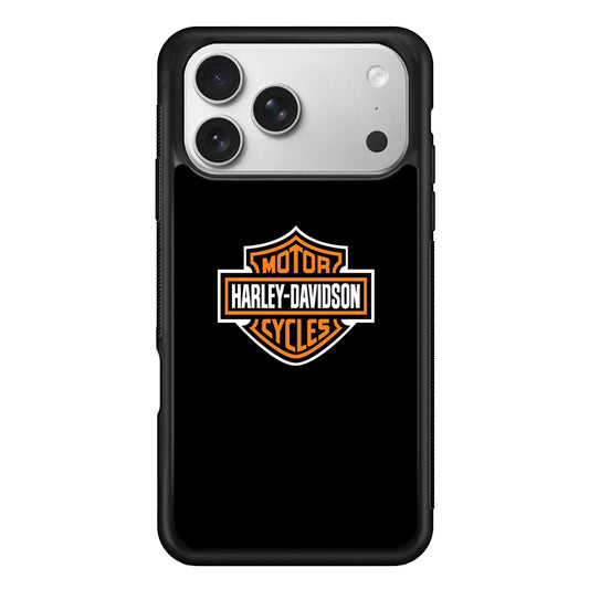 Harley Davidson Logo Black iPhone 17 Pro Max Case