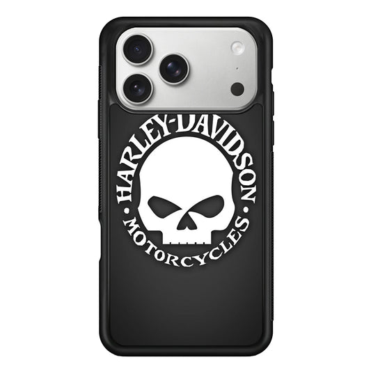 Harley Davidson Skull Grey iPhone 17 Pro Max Case