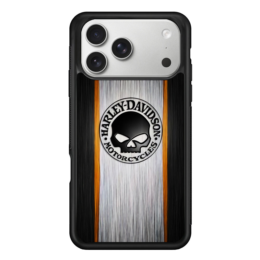 Harley Davidson Stripe Skull Logo iPhone 17 Pro Max Case