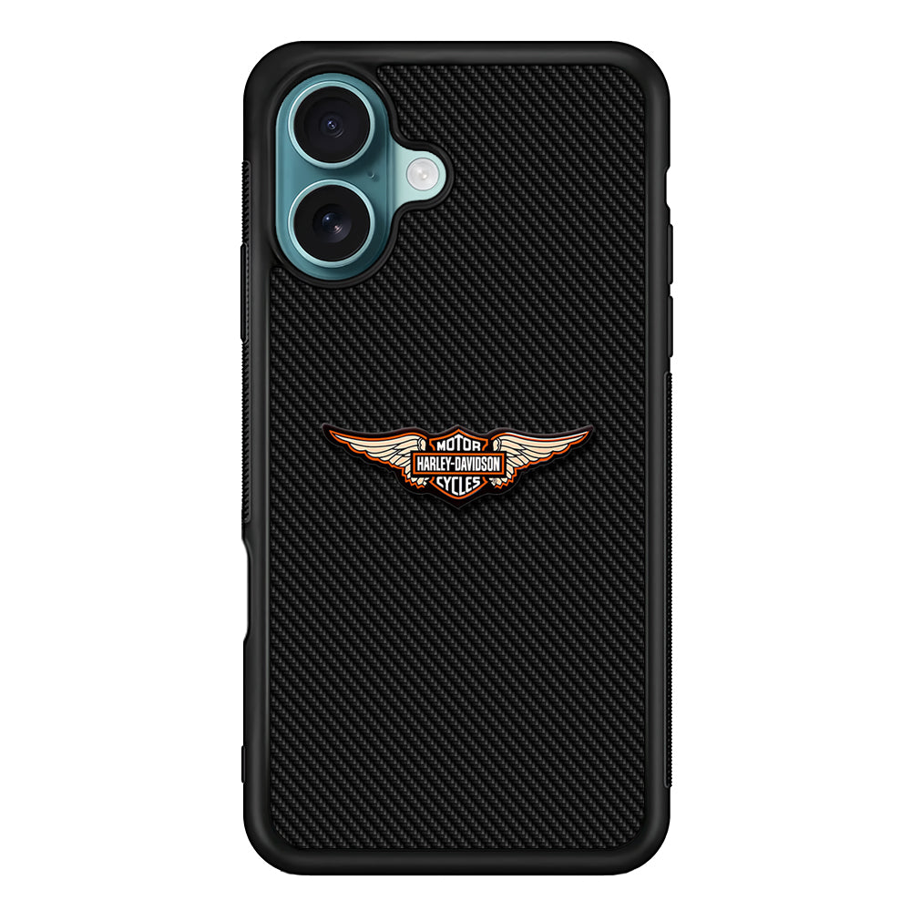 Harley Davidson Wings of Freedom iPhone 16 Plus Case