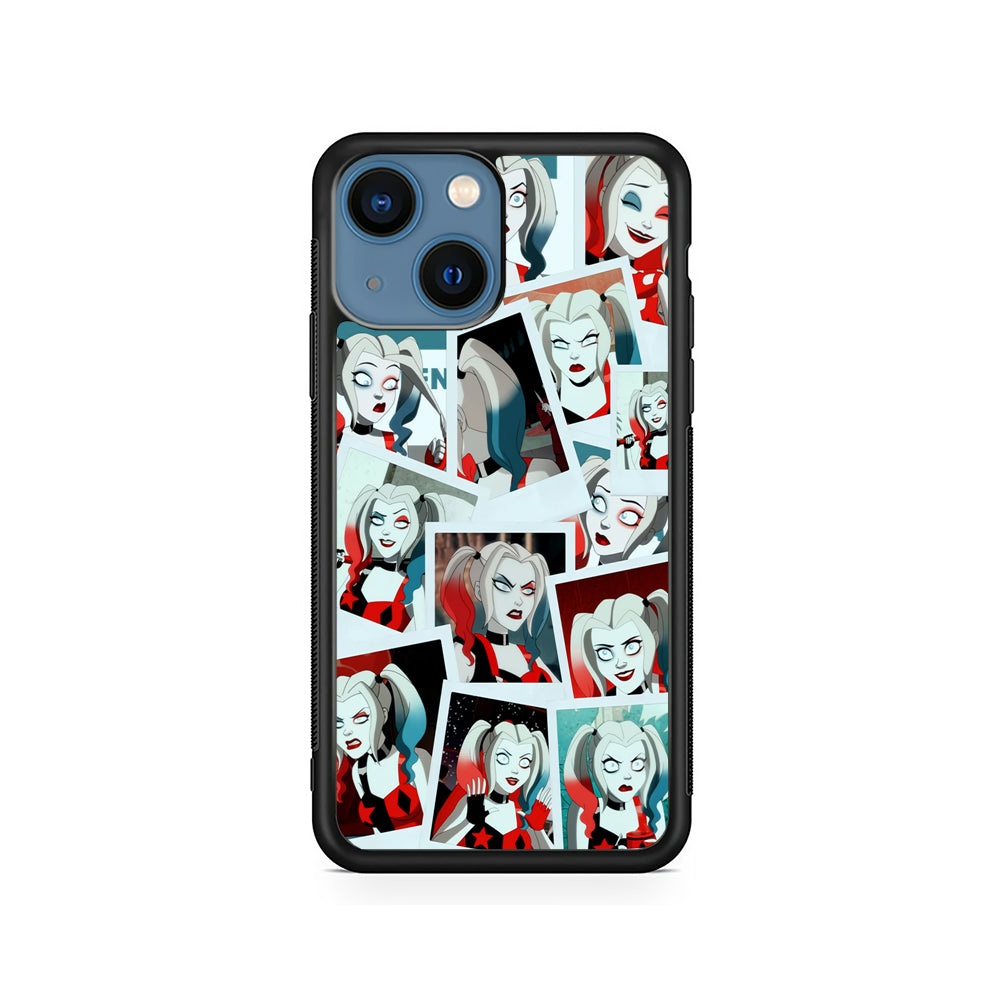 Harley Queen Expression In Frame iPhone 14 Plus Case