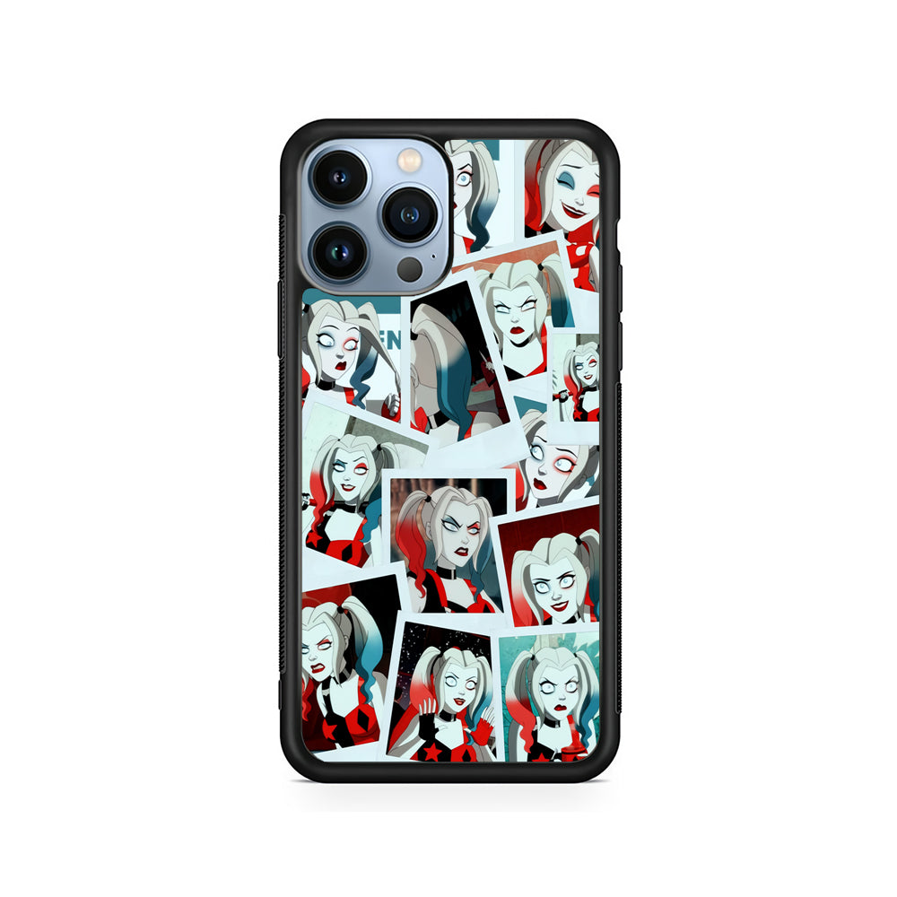 Harley Queen Expression In Frame iPhone 14 Pro Max Case