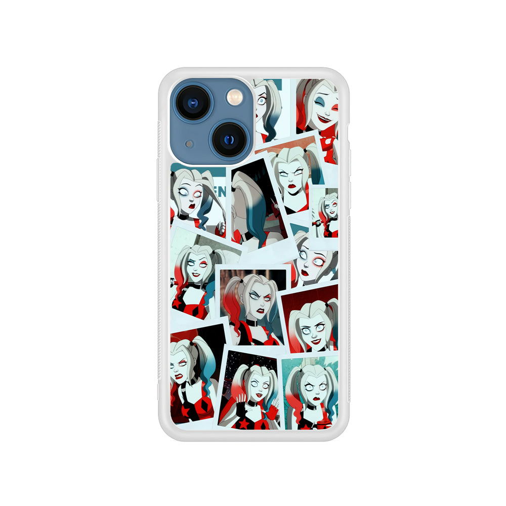 Harley Queen Expression In Frame iPhone 14 Plus Case