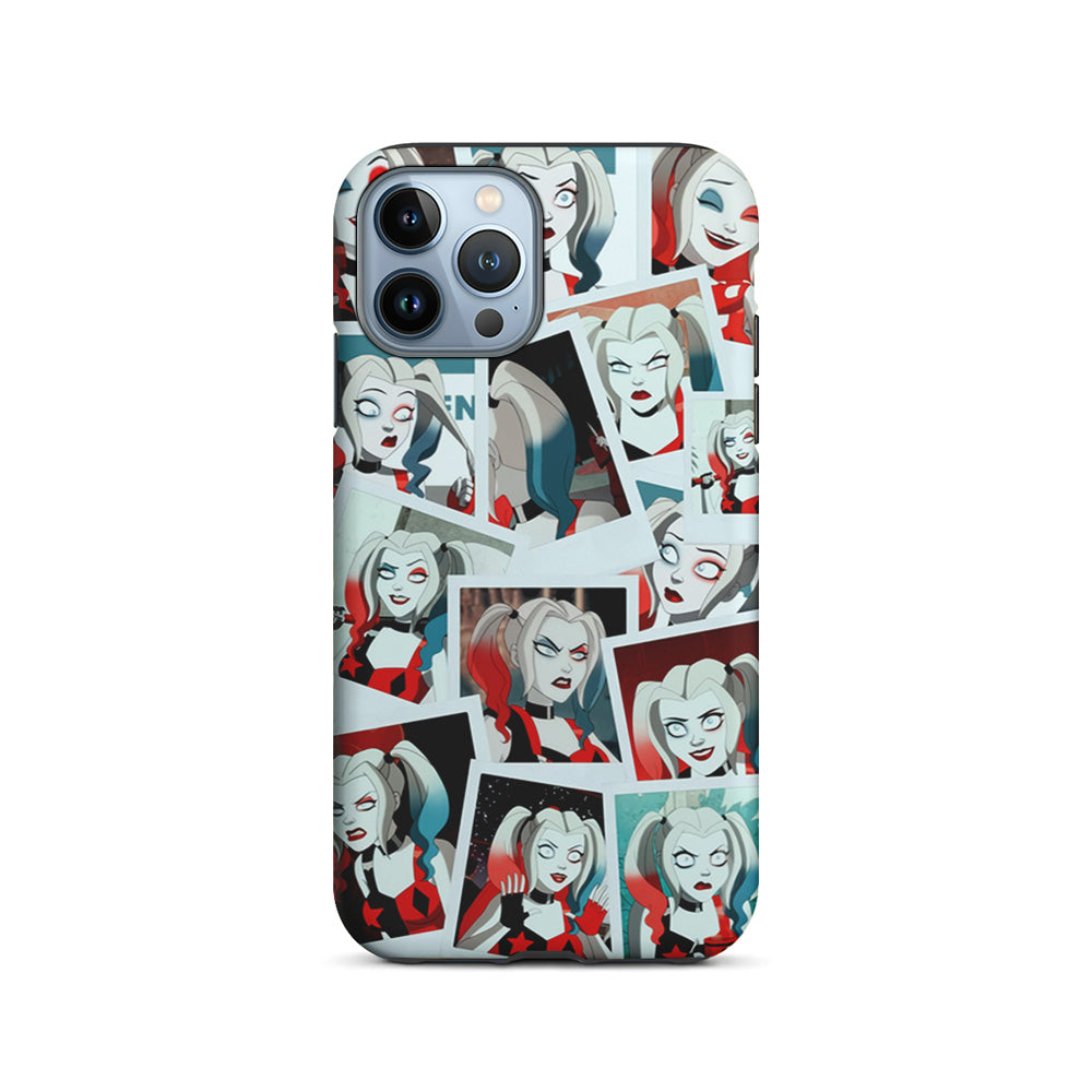 Harley Queen Expression In Frame iPhone 14 Pro Max Case