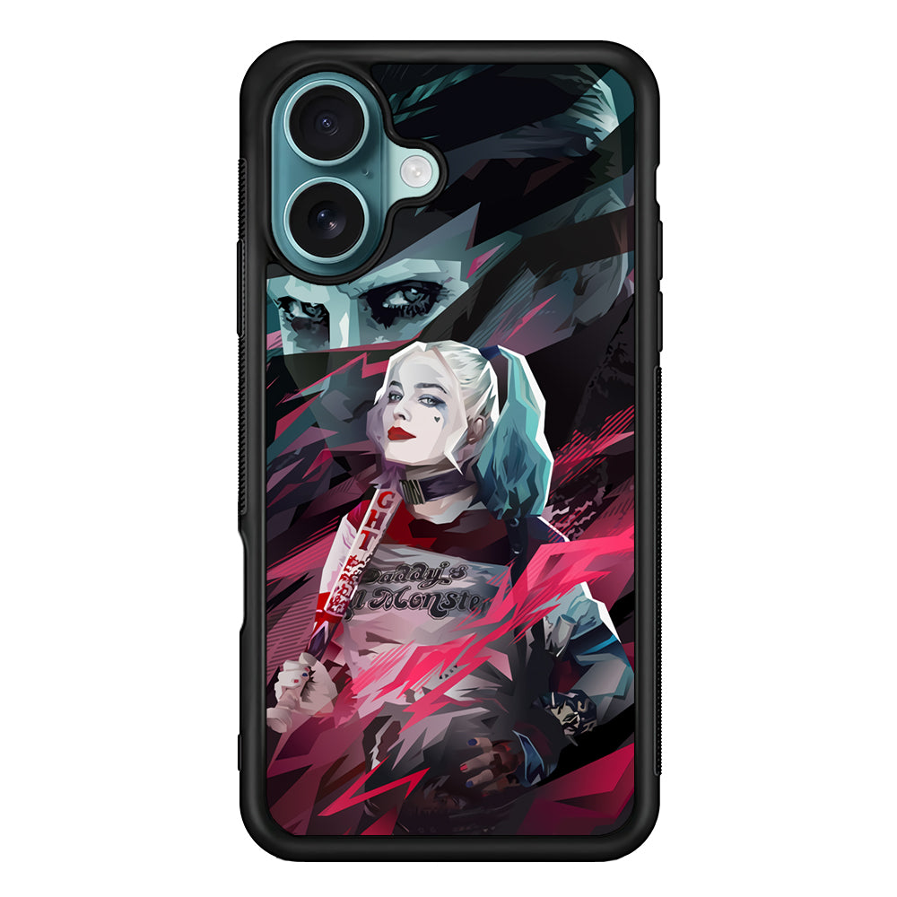 Harley Quinn Daddy's Monsters iPhone 16 Plus Case