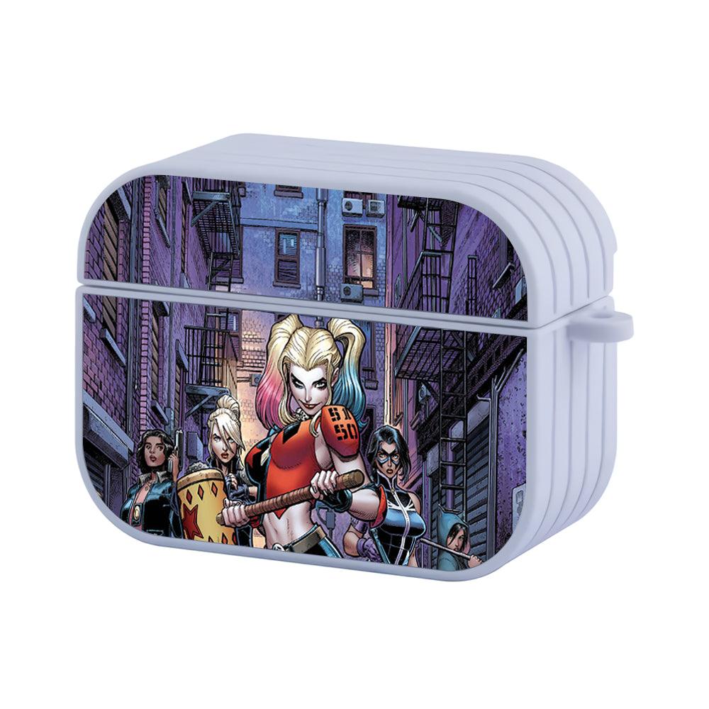 Harley Quinn Girls Squad on Duty Apple Airpods Pro 3 Case White