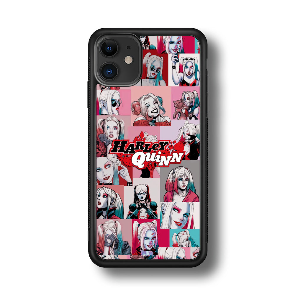 Harley Quinn Smiley Photo Collage iPhone 11 Case