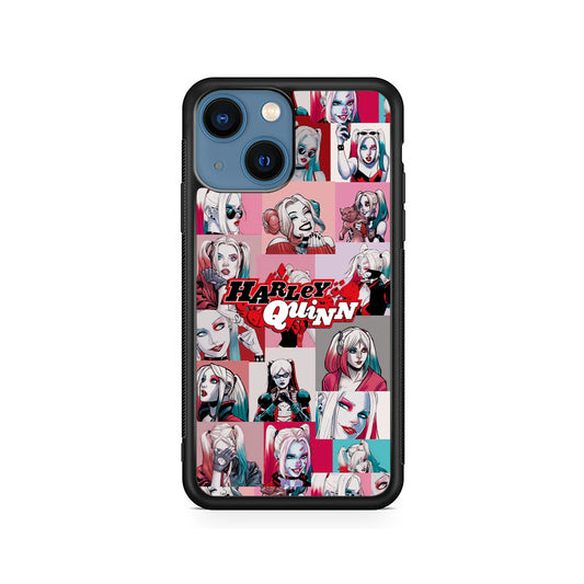 Harley Quinn Smiley Photo Collage iPhone 14 Plus Case