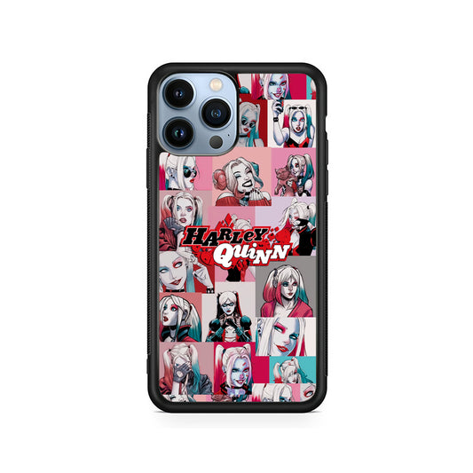 Harley Quinn Smiley Photo Collage iPhone 14 Pro Case