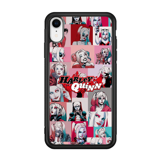 Harley Quinn Smiley Photo Collage iPhone XR Case