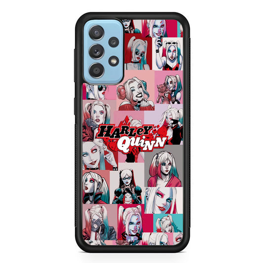 Harley Quinn Smiley Photo Collage Samsung Galaxy A72 Case