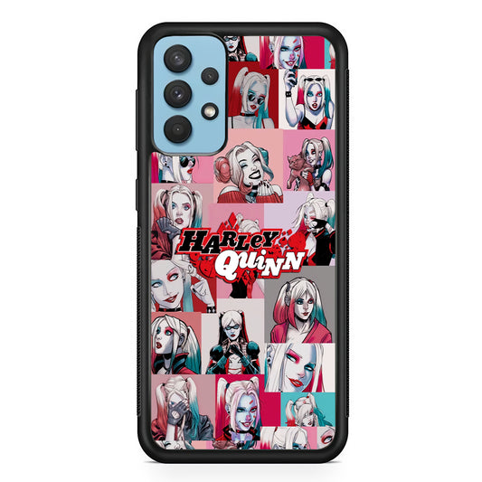 Harley Quinn Smiley Photo Collage Samsung Galaxy A32 Case