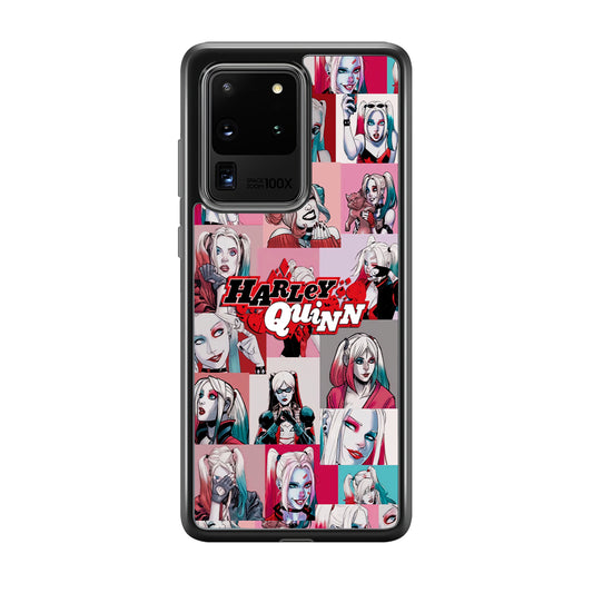 Harley Quinn Smiley Photo Collage Samsung Galaxy S20 Ultra Case