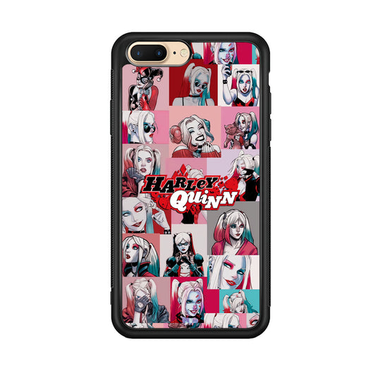 Harley Quinn Smiley Photo Collage iPhone 8 Plus Case