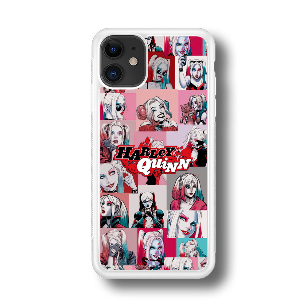 Harley Quinn Smiley Photo Collage iPhone 11 Case