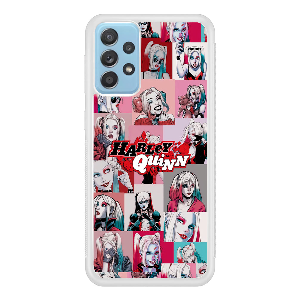 Harley Quinn Smiley Photo Collage Samsung Galaxy A72 Case