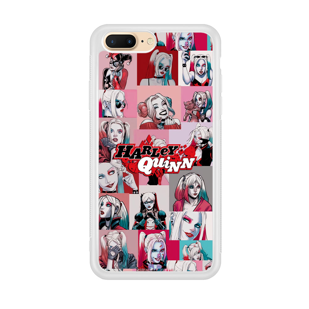 Harley Quinn Smiley Photo Collage iPhone 8 Plus Case