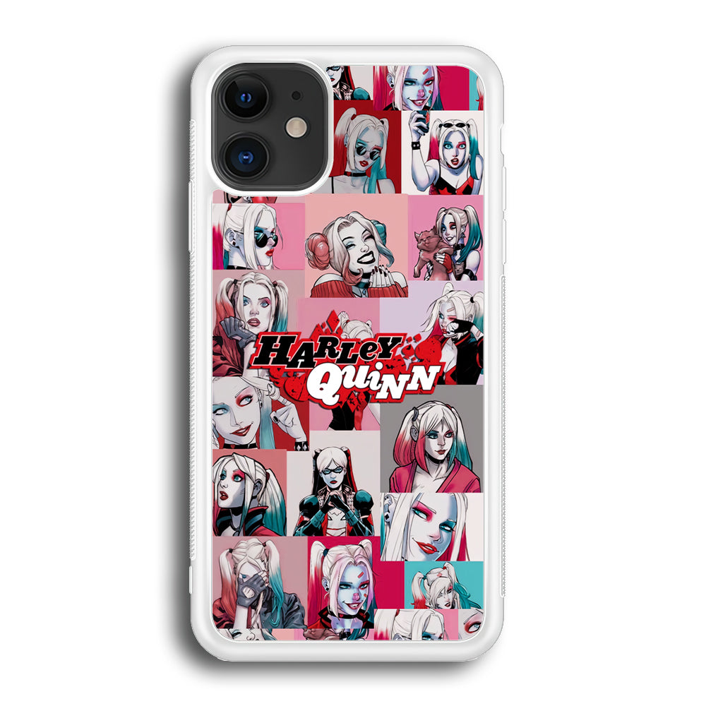 Harley Quinn Smiley Photo Collage iPhone 12 Case