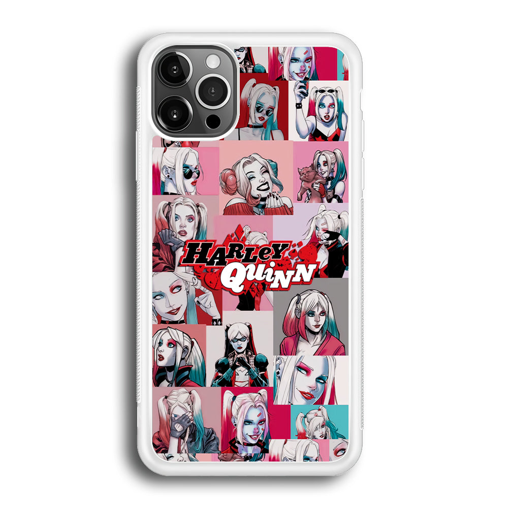 Harley Quinn Smiley Photo Collage iPhone 12 Pro Max Case
