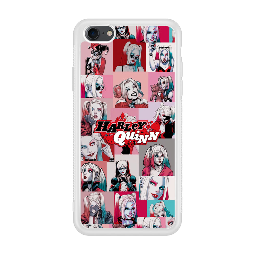 Harley Quinn Smiley Photo Collage iPhone 8 Case