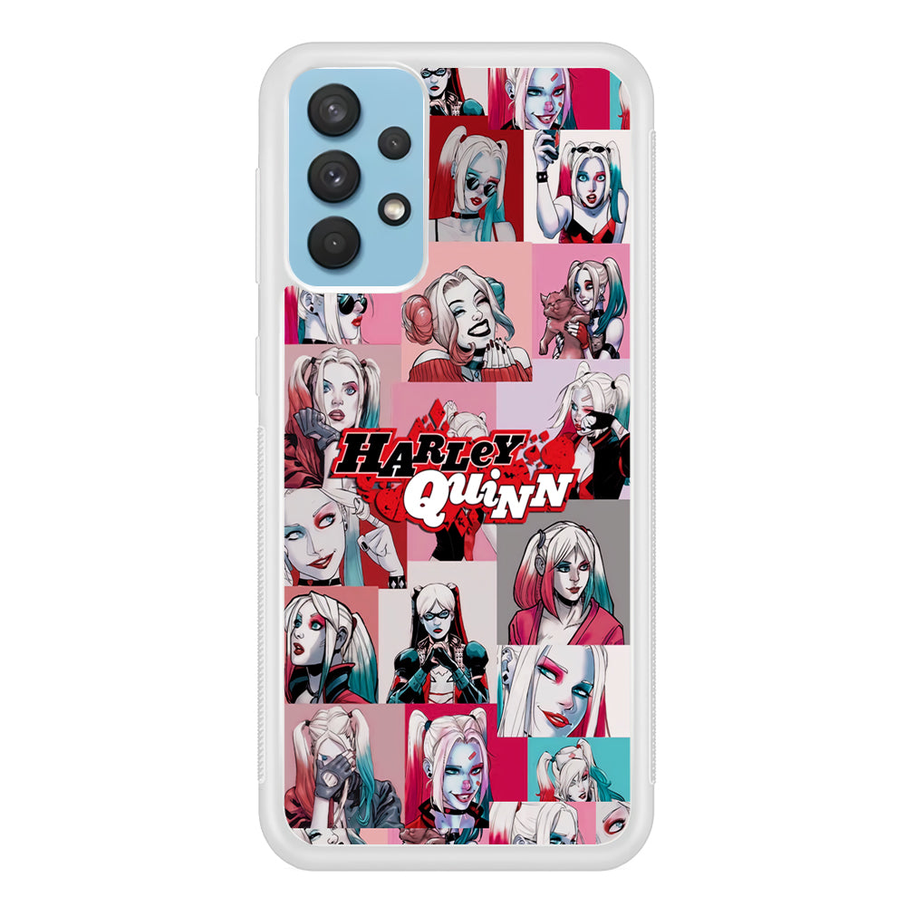 Harley Quinn Smiley Photo Collage Samsung Galaxy A32 Case