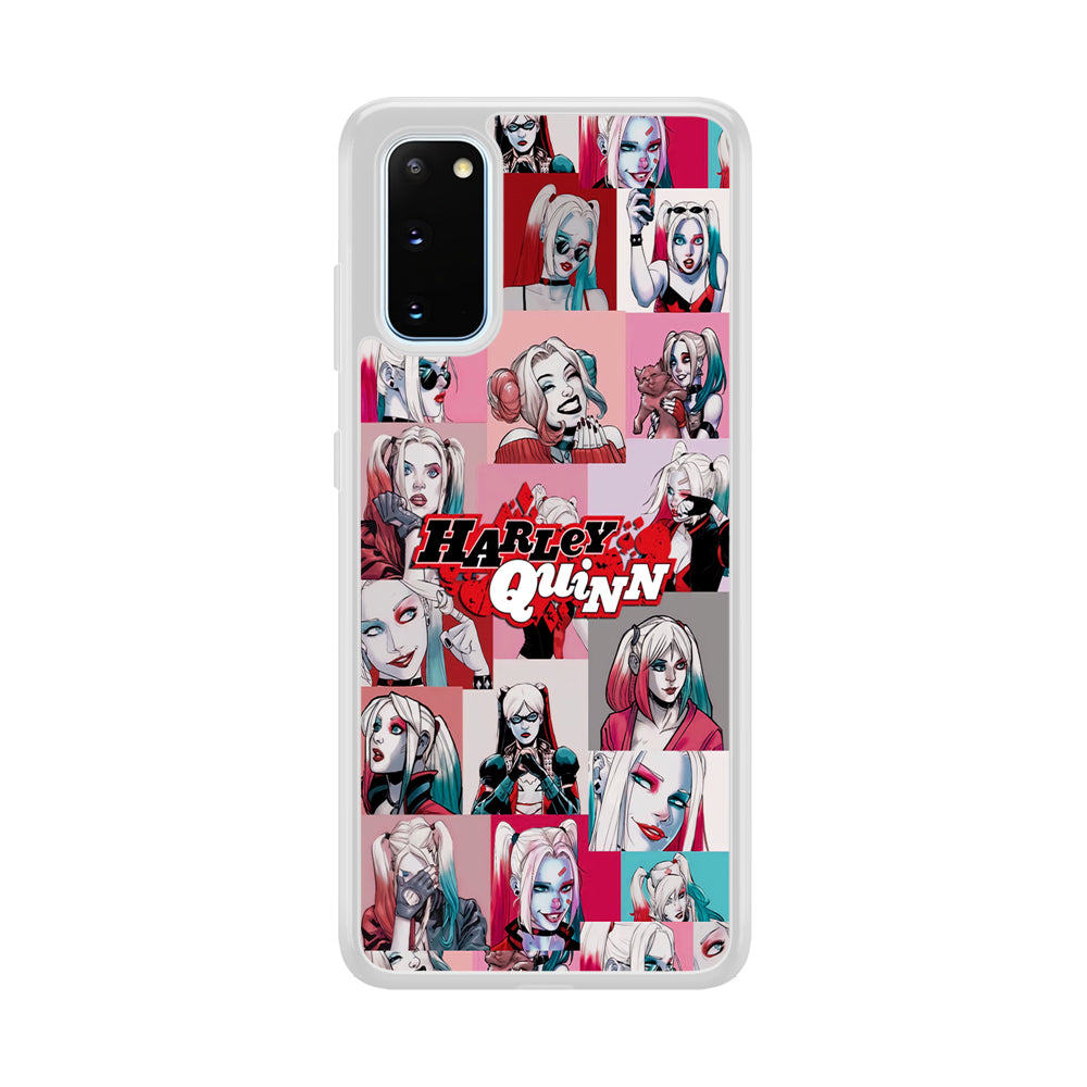 Harley Quinn Smiley Photo Collage Samsung Galaxy S20 Case