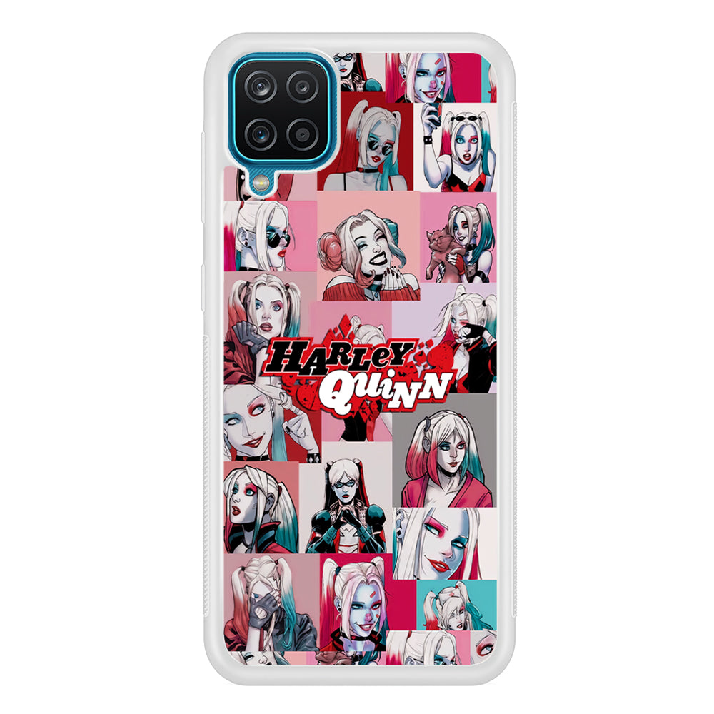 Harley Quinn Smiley Photo Collage Samsung Galaxy A12 Case