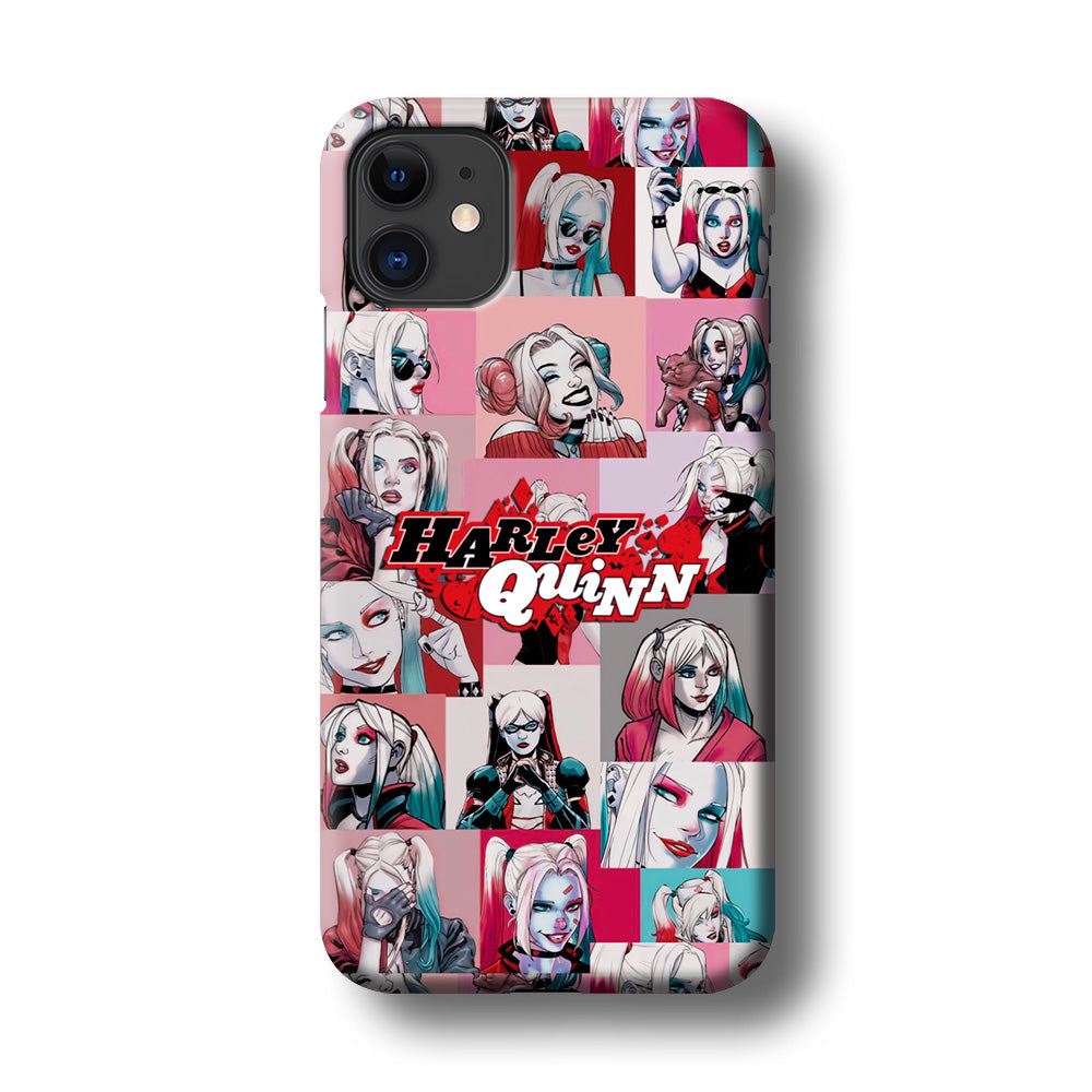 Harley Quinn Smiley Photo Collage iPhone 11 Case