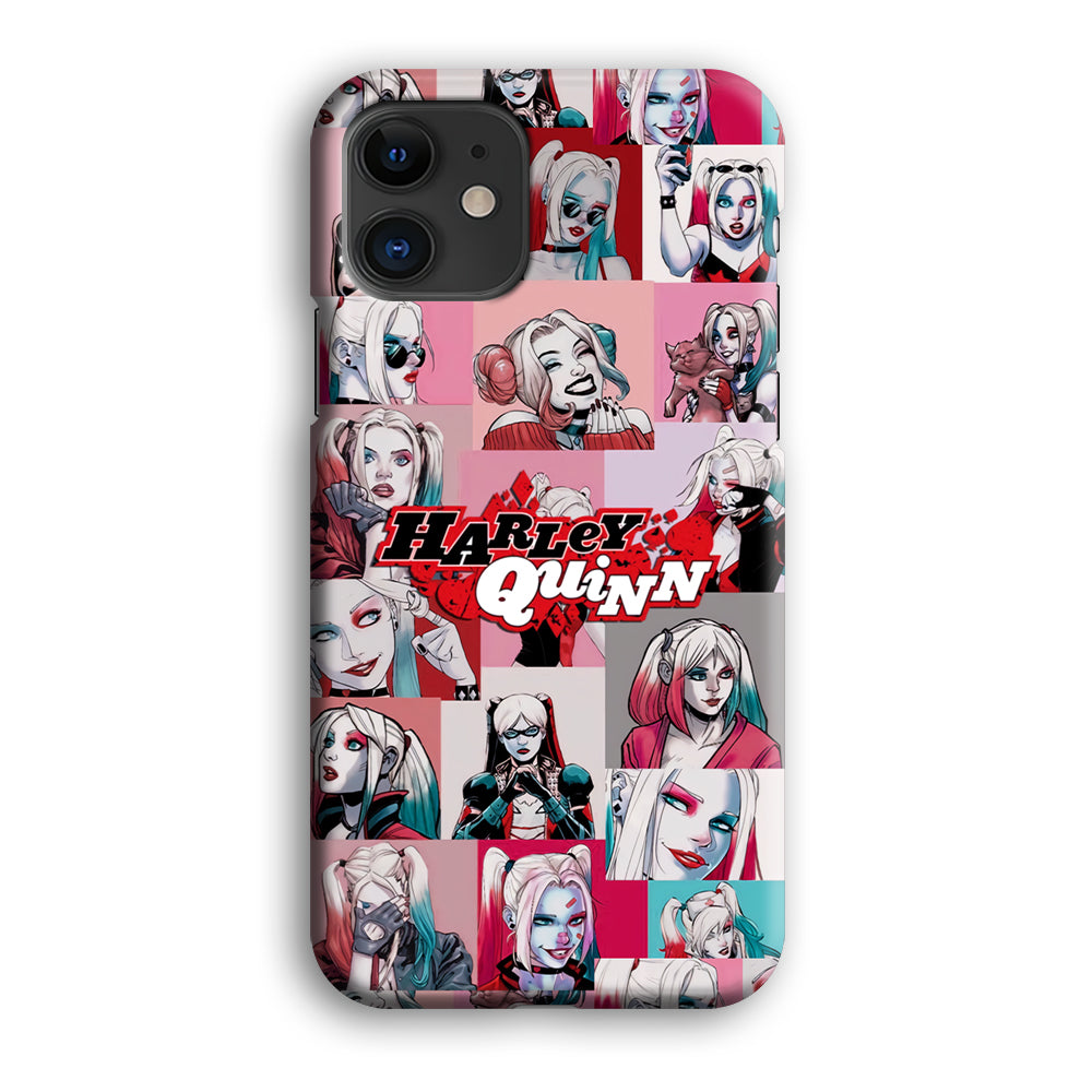 Harley Quinn Smiley Photo Collage iPhone 12 Case