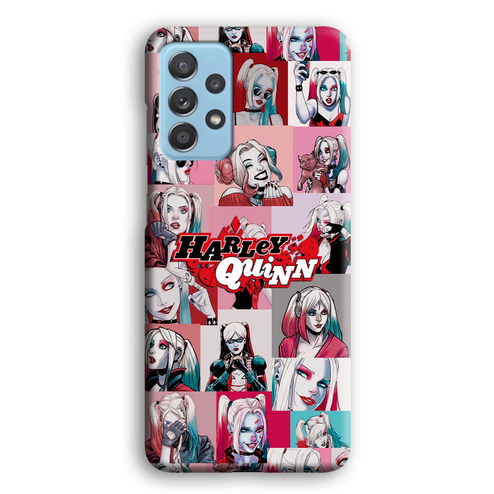 Harley Quinn Smiley Photo Collage Samsung Galaxy A72 Case