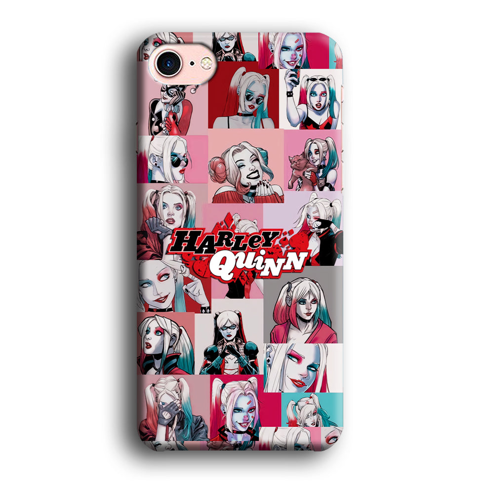 Harley Quinn Smiley Photo Collage iPhone 8 Case