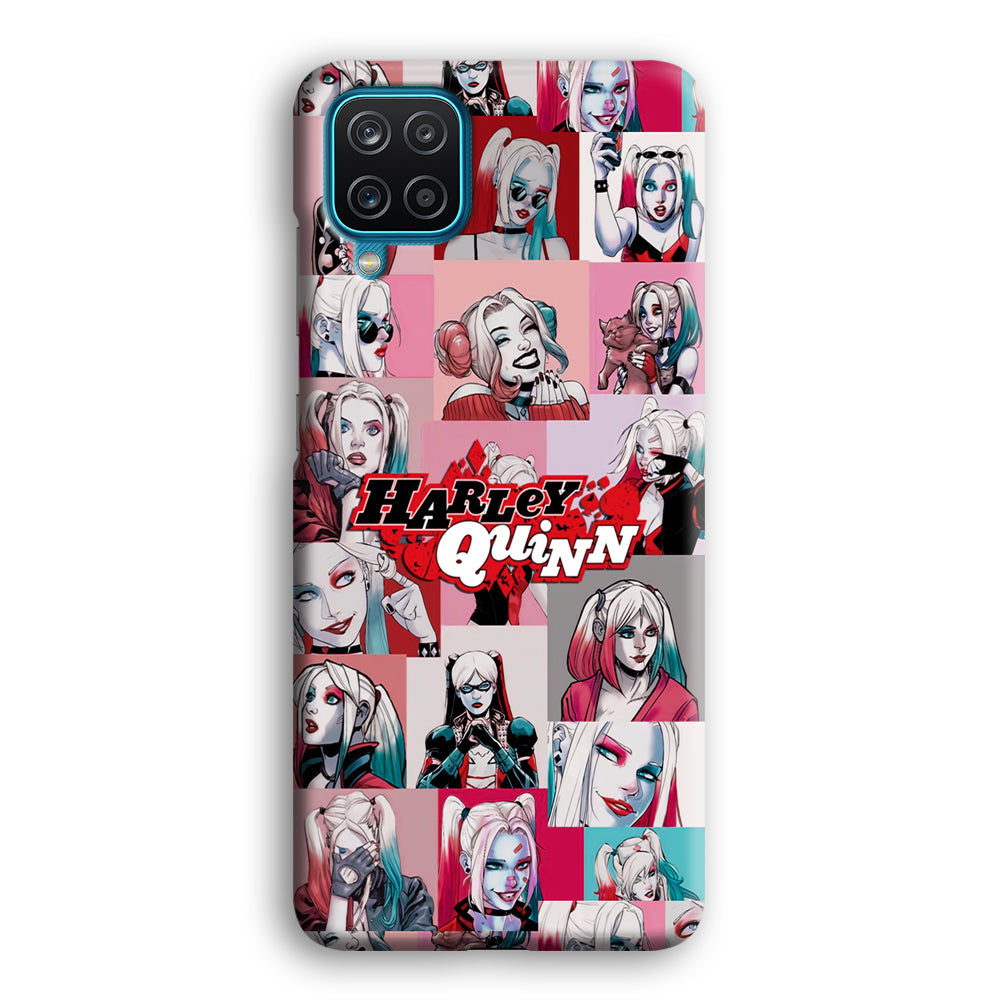 Harley Quinn Smiley Photo Collage Samsung Galaxy A12 Case