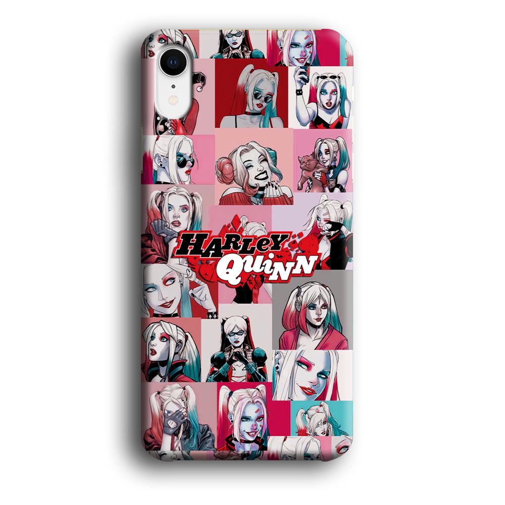 Harley Quinn Smiley Photo Collage iPhone XR Case