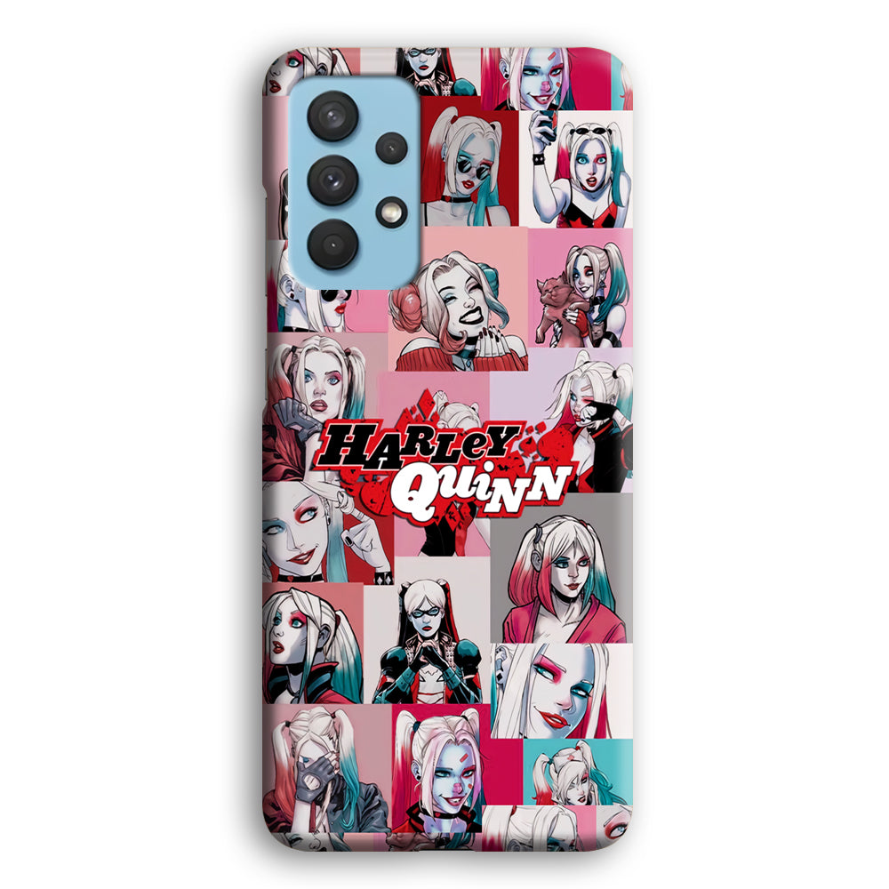 Harley Quinn Smiley Photo Collage Samsung Galaxy A32 Case