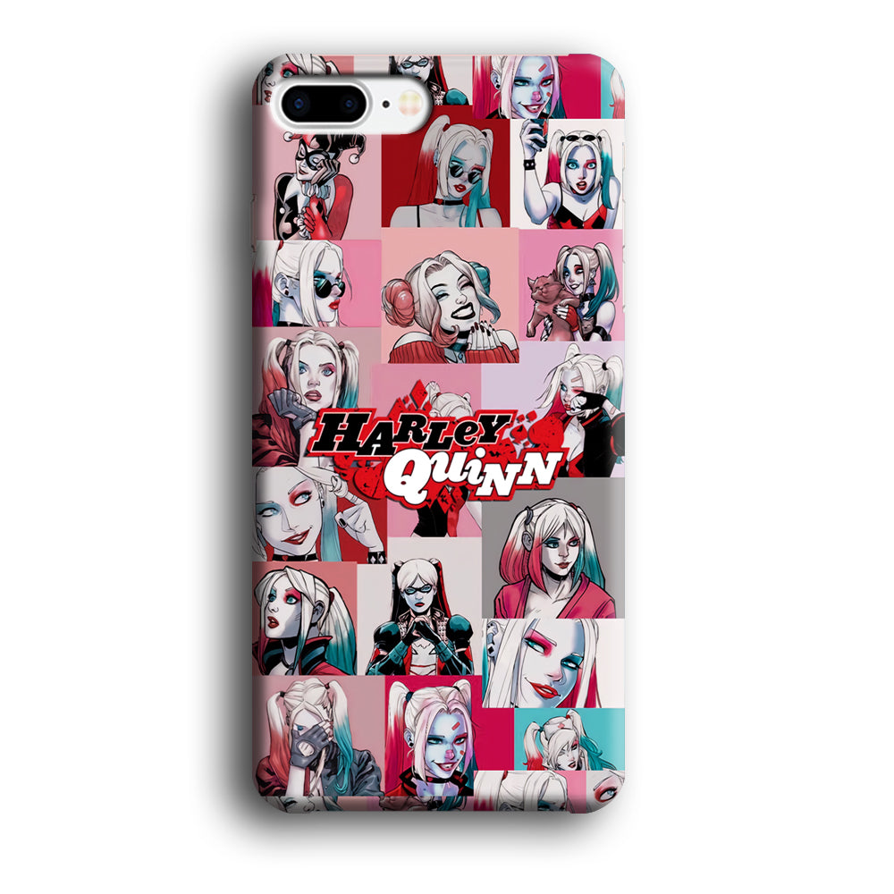 Harley Quinn Smiley Photo Collage iPhone 8 Plus Case