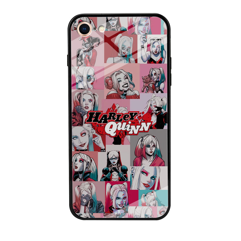 Harley Quinn Smiley Photo Collage iPhone 8 Case