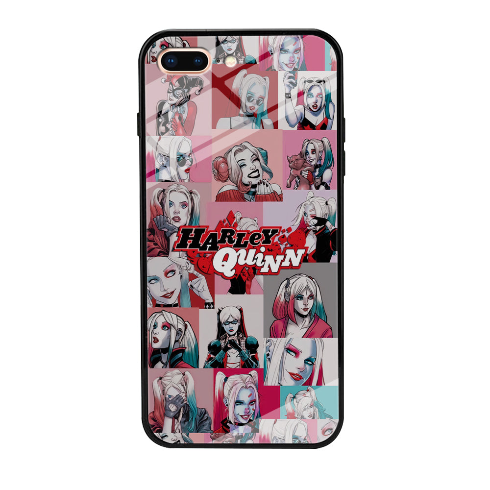 Harley Quinn Smiley Photo Collage iPhone 8 Plus Case