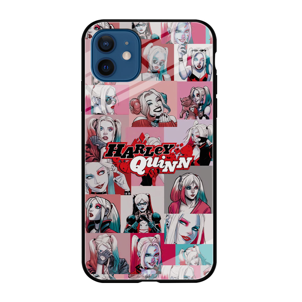 Harley Quinn Smiley Photo Collage iPhone 12 Case