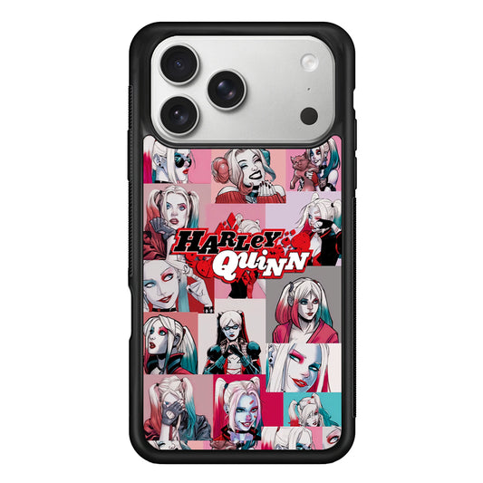 Harley Quinn Smiley Photo Collage iPhone 17 Pro Max Case