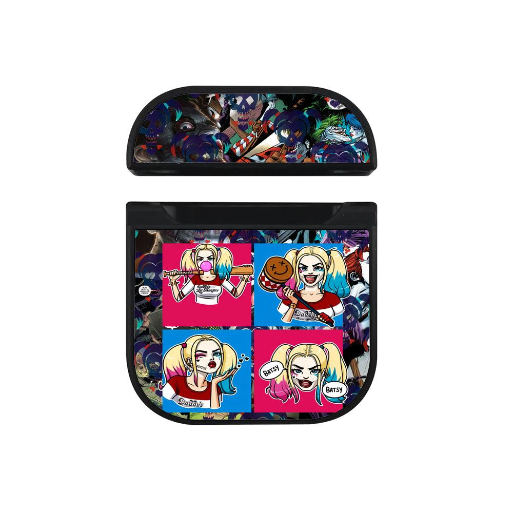 Harley Quinn The Next Punch Apple Airpods Case Black