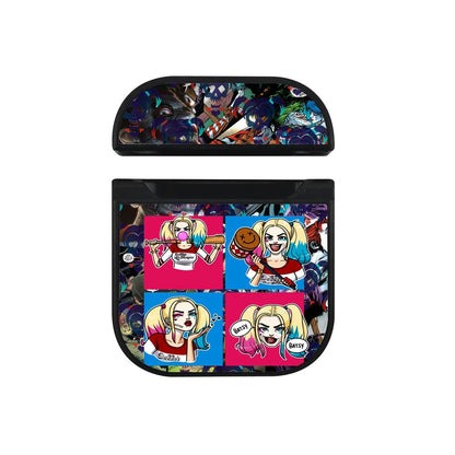 Harley Quinn The Next Punch Apple Airpods Case Black