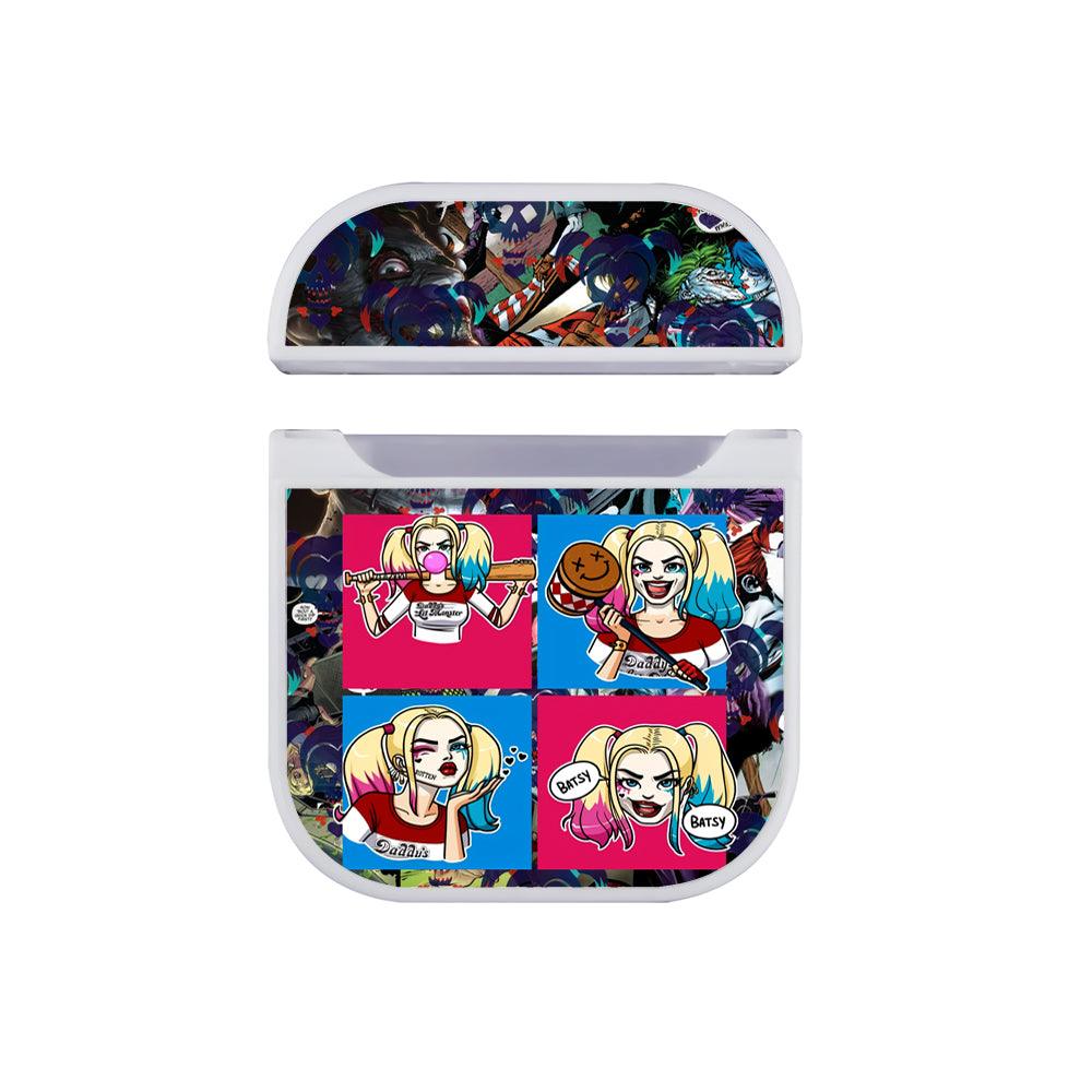 Harley Quinn The Next Punch Apple Airpods Case White