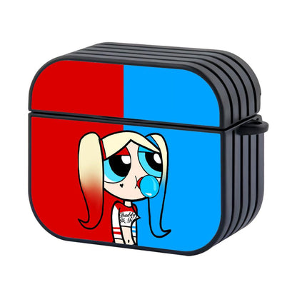 Harley Quinn as a Powerpuff Girl Apple Airpods 3 Case Black