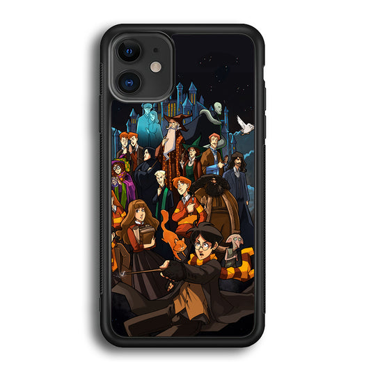 Harry Potter People in Cartoon Layer iPhone 12 Case